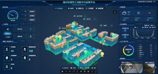 北京通州建筑工地数字化监管平台通过验收已纳入384项工程项目