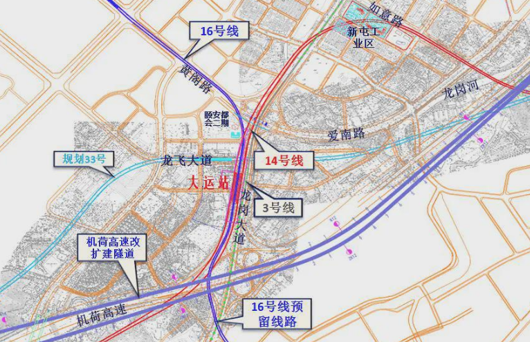 总投25亿龙岗一重大市政道路工程施工招标！大运枢纽也有新进展