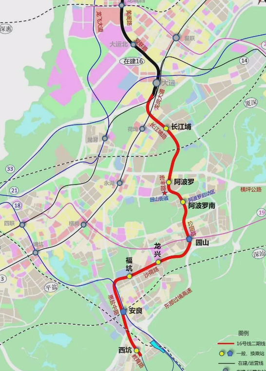 总投25亿龙岗一重大市政道路工程施工招标！大运枢纽也有新进展(图5)