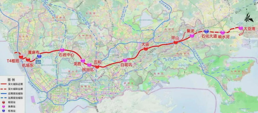 总投25亿龙岗一重大市政道路工程施工招标！大运枢纽也有新进展(图6)