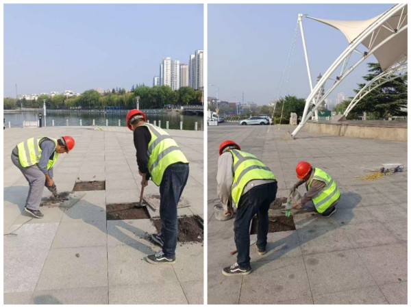 冬季养护不降温┃市政工程管理服务中心开启市政设施冬季养护模式(图6)