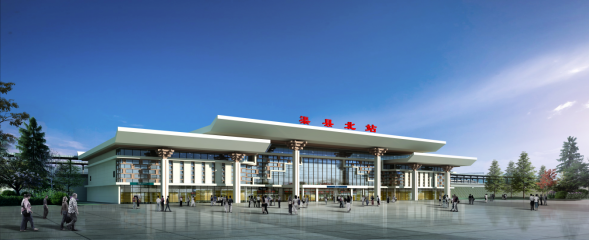 施工“进度条”刷新！成达万高铁新建站房开工(图2)