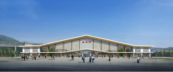施工“进度条”刷新！成达万高铁新建站房开工(图3)