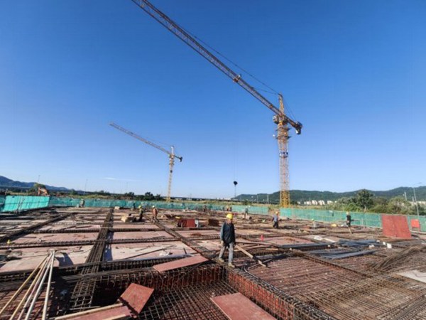 方大海航发动机维修基地二期项目进入主体施工(图1)