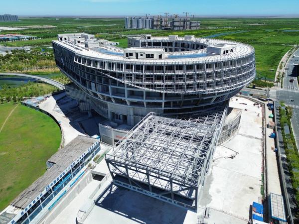 上海临港星海汇将于明年竣工项目由中建八局一公司总承包施工(图1)