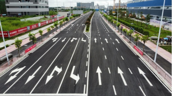 中交路建承建的中山产业园道路建成通车(图1)