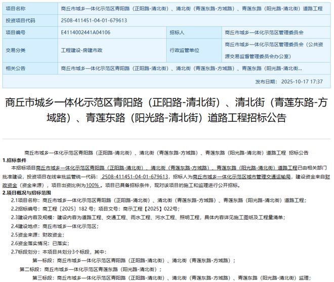 商丘城区新建3条市政道路(图1)