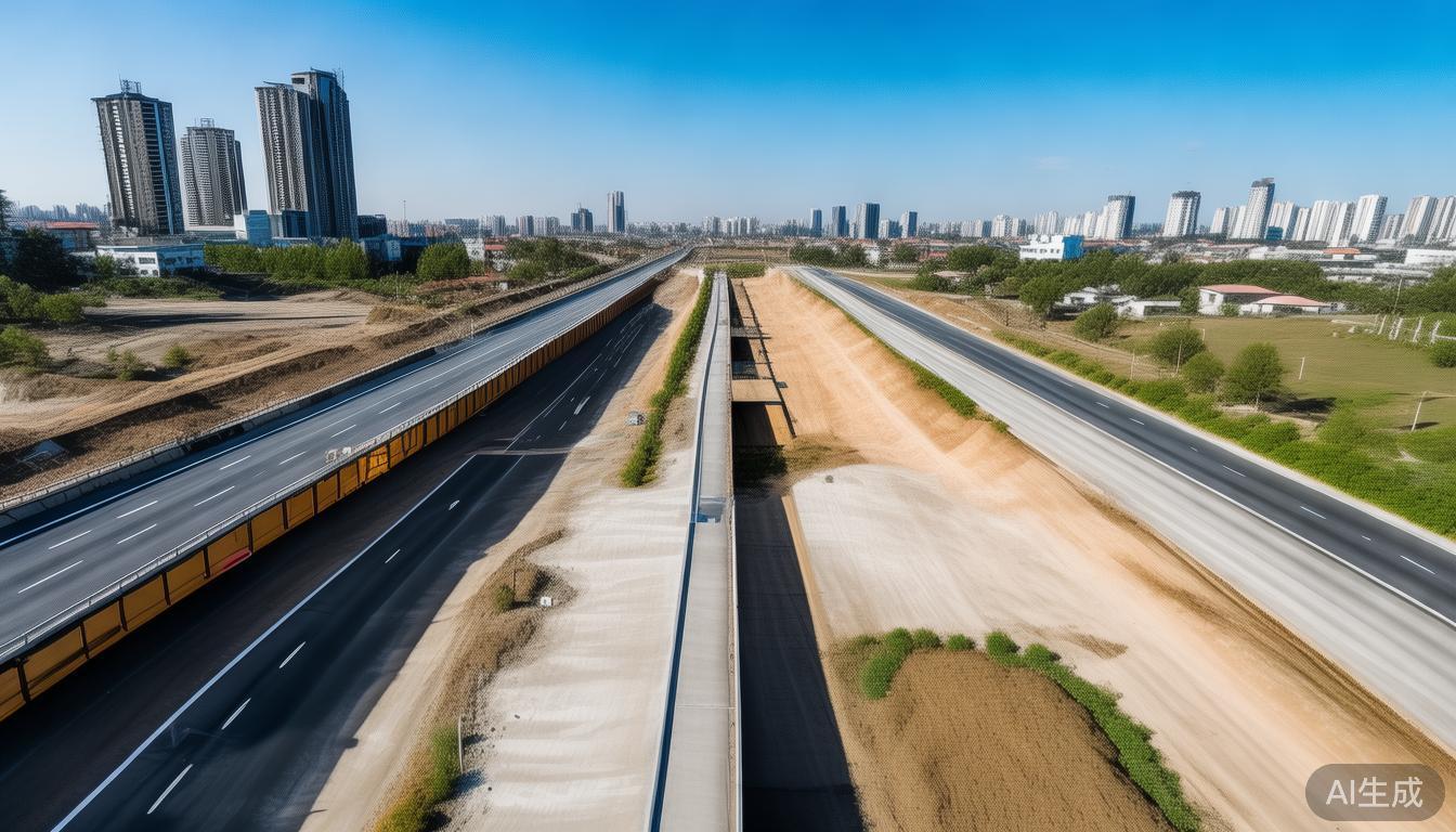 10月31日新合肥西站配套市政道路工程主体全成!这对市民意味着啥?(图1)