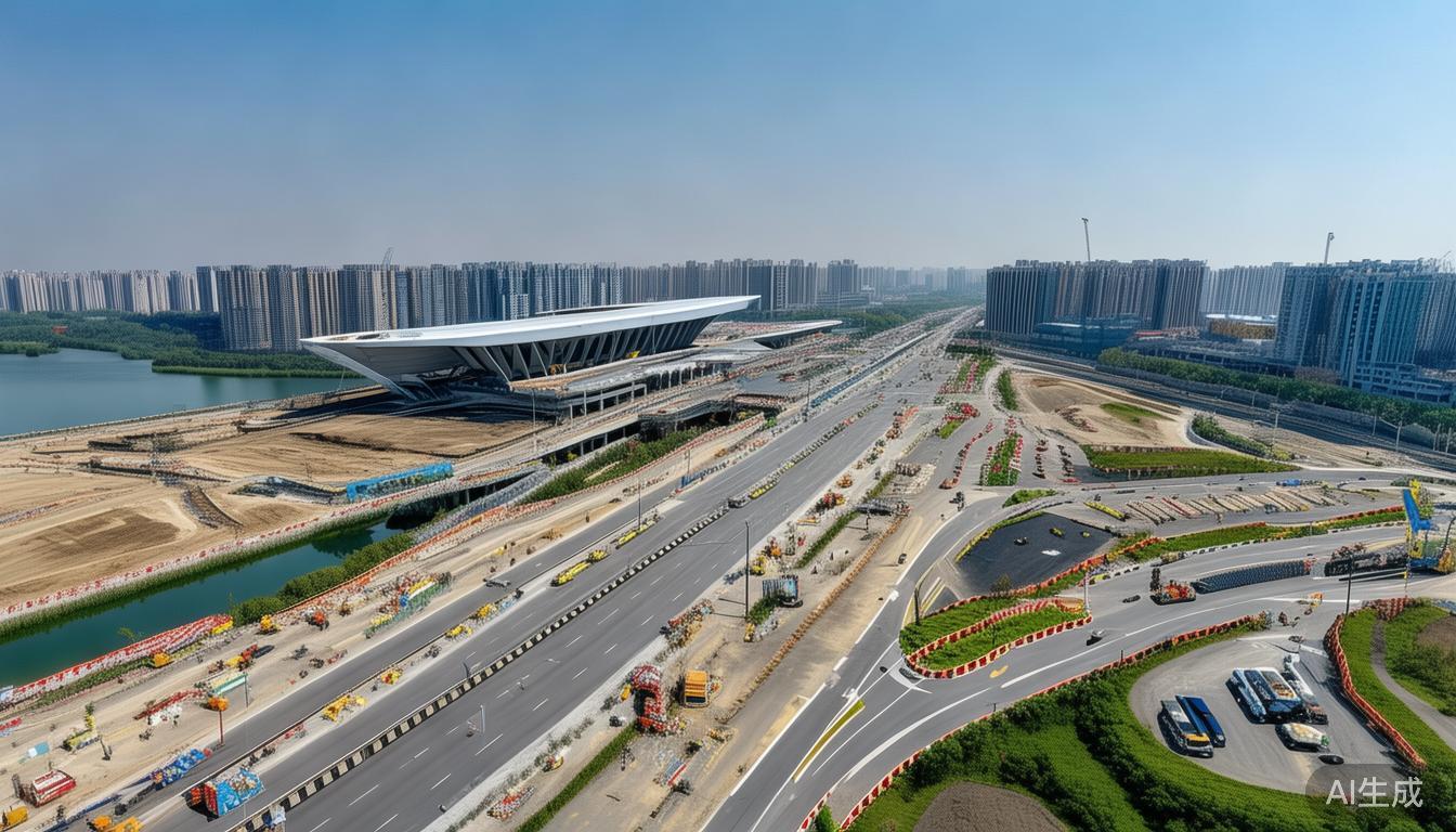 10月31日新合肥西站配套市政道路工程主体全成!这对市民意味着啥?(图2)