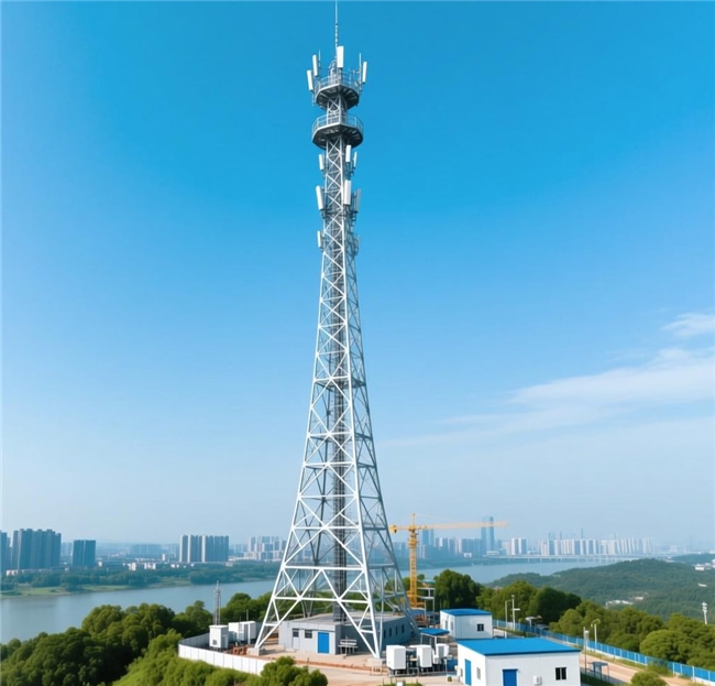 湖南省长沙市5G通信塔及附属工程项目主体设施全面竣工——泓基集团圆满完成主体施工任务为区域新基建注入强劲动力(图3)