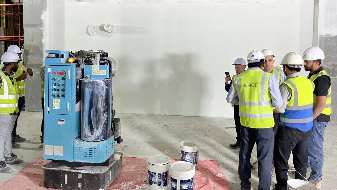 蔚建科技与中东巨头ACC达成建筑机器人施工合作迪拜项目样板完成验收(图2)