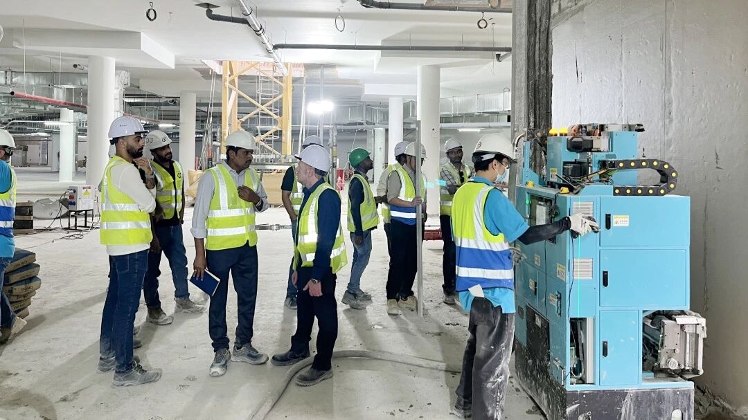 蔚建科技与中东巨头ACC达成建筑机器人施工合作迪拜项目样板完成验收(图4)