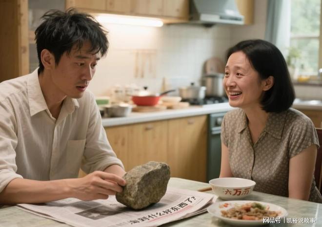 在古玩市场花6万淘了块“假石头”前几天一个搞收藏的朋友来访