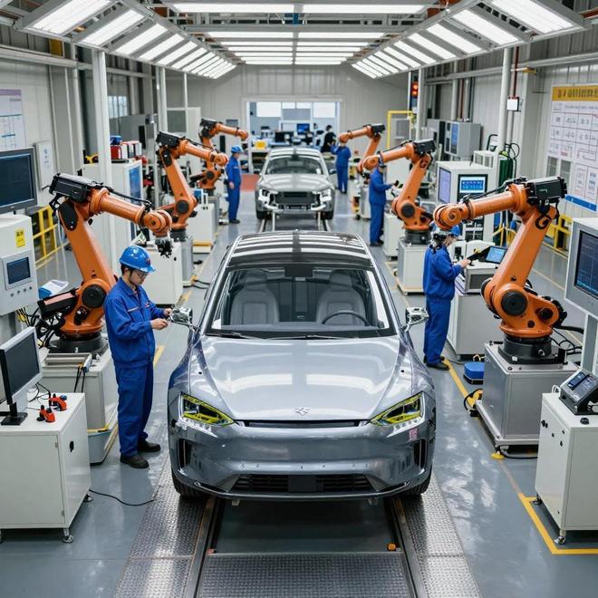 新能源汽车车间沉降难题创新技术无干扰修复