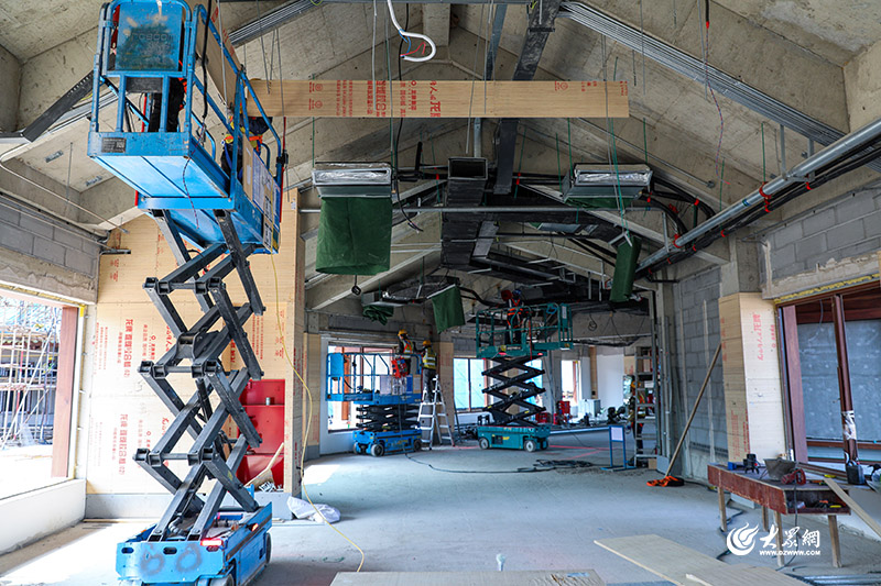 崆峒胜境进入收尾倒计时！建设者揭秘“海岛奇迹”幕后(图1)