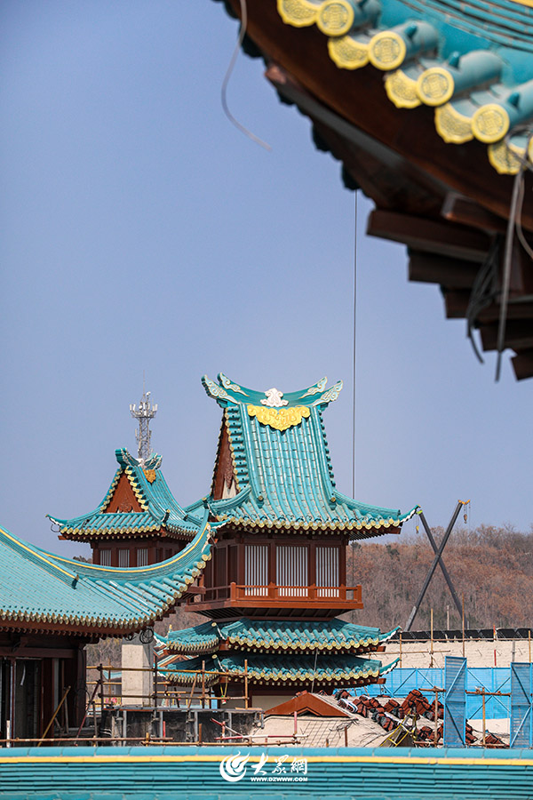 崆峒胜境进入收尾倒计时！建设者揭秘“海岛奇迹”幕后(图2)