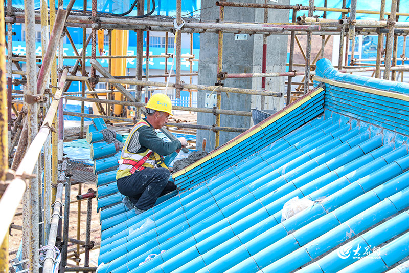 崆峒胜境进入收尾倒计时！建设者揭秘“海岛奇迹”幕后(图4)