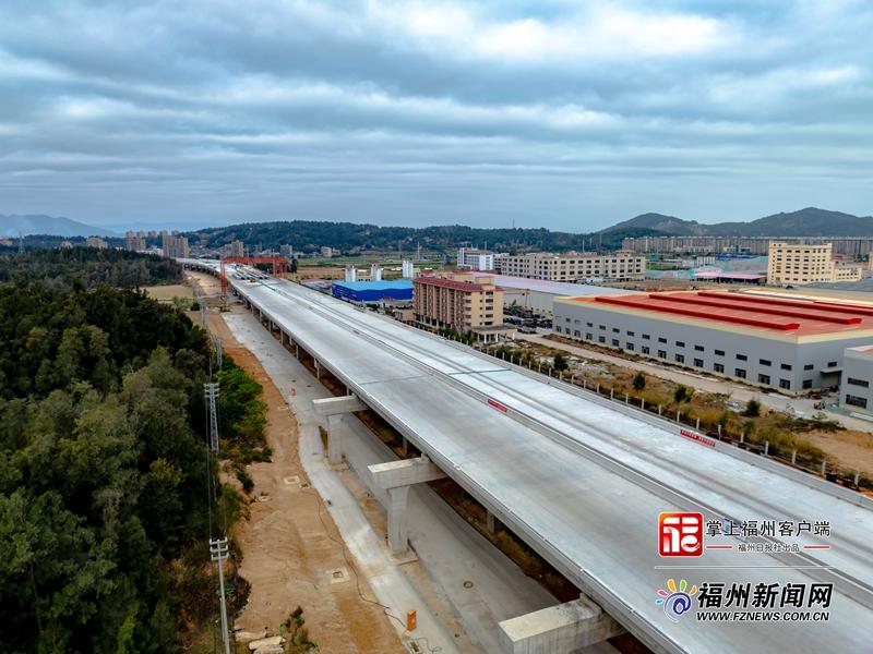 福州机场第二高速公路A6合同段主体工程完工(图1)