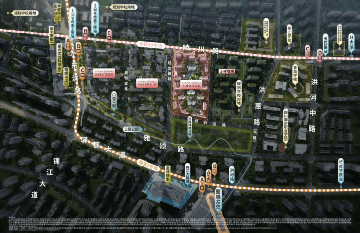 成都金茂锦棠开发商电话五一购房专属优惠公告到访礼品公示活动预约通道(图4)